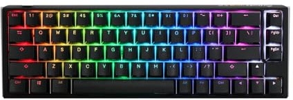 Ducky One 3 Classic Black/White SF Gaming Tastatur, RGB LED - MX-Speed-Silver (US)