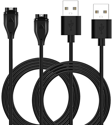 Cable Cargador, Cargador USB para Garmin Fenix 6 6S 6X 7 7S 7X, Forerunner 955 255 255S, Instinct 2/2S, Venu 2/2S/2Plus, Garmin Cable de Carga 2 PCS