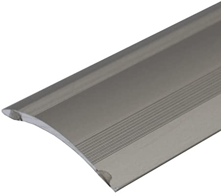A48 41mm Anodised Aluminium Self Adhesive Door Threshold Ramp Profile - INOX, 1.0m
