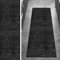 Ymural Teppich Läufer Flur rutschfest Modern Lang Teppichmatten 90x500CM Schwarz Kücheläufer Teppichläufer Waschbar Kurzflor Polyester Korridor Schlafzimmer, Anpassbar Breite 40-120cm
