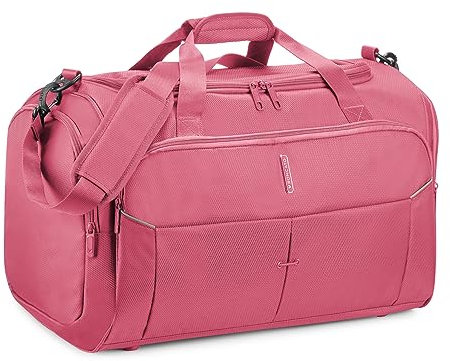 RONCATO Borsone IRONIK 2.0 - Borsa da Viaggio 50L con Tracolla, Leggera e Resistente - Rosa