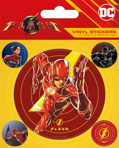empireposter The Flash - Multiverse - 5 Sticker im Set Aufkleber - 10x12,5 cm