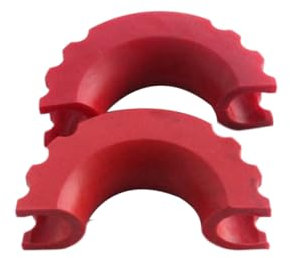 iplusmile 2stücke D-Ring-Isolator-schäkelabdeckung Bogen-schäkelschutz Für Geländewagen SUV LKW Rot