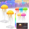 Usper Quallen Lampe, LED Jellyfish Lamp Quallenlampe Intelligente Tentakel Qualle Lampe, Sprachgesteuerte RGB Jellyfish Licht Voller Farbverlauf Quallen Für Dekorative Atmosphärenbeleuchtung (B 2PCS)