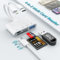 4-in-2 SD Card Reader for iPhone, Lightning USB C Memory Card Reader Adapter,Camera Card Reader Adapter with SD+TF+USB 3.0+USB C Charging Port, Micro SD Card Reader for iPhone 16/15/14/iPad/Mac/Laptop
