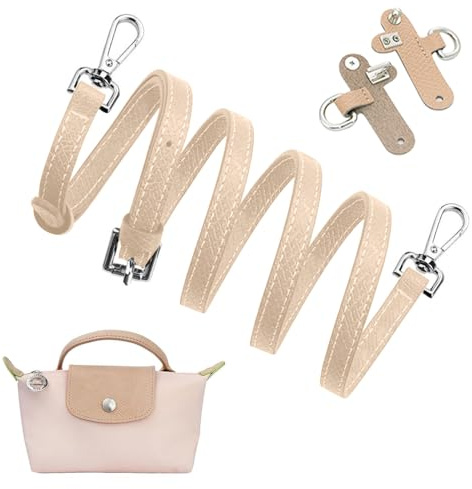 Cinghia per mini borsa Longchamp, mini tracolla per Longchamp, senza punzonatura, design con fibbia regolabile