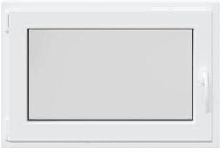 vidaXL Ventana de sótano RISOR 90x60 cm oscilobatiente DIN izquierda