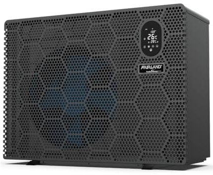 poolomio X20-40CT Pompe à chaleur Inverter – Chauffage de piscine avec puissance de chauffage de 40,0 kW – COP jusqu'à 19,5 – Pompe à chaleur silencieuse et économe en énergie pour piscines jusqu'à