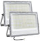 CREATESTAR 2 Pièces Projecteur LED Extérieur 150W，6500K Blanc Froid，14750LM Super Lumineux,IP66 Étanche, 192 LEDs,Spot Extérieur pour Jardin, Cour, Garage, Atelier, Couloir et Éclairage de Sécurité
