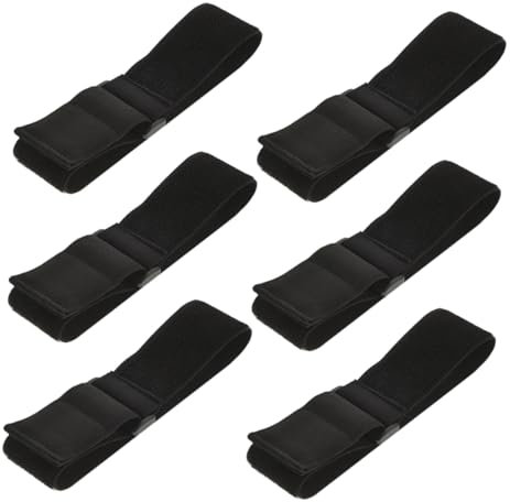 POPETPOP 6 Stück Verstellbare Elastische Klett-armbänder, Mehrzweck-cinch-gurte Für Sportgepäck Und Kabelmanagement
