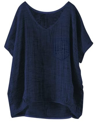 Ventes Flash du Jour Homme Tee Shirt Femme Blanc Chic Chemisier Strass Tunique Grande Taille 52 54 56 Tshirt Long De Fete Evase Manches Bouffantes Col V pour T Dentelle Petit Haut Paillettes