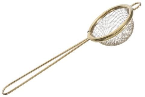DIYEAH Passoire Cuisine Inox Mailles Fines Filtre Huile et Jus Multifonctionnel et Facile à Nettoyer pour Sucre Glace Thé Cocktail