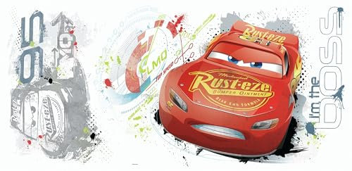 RoomMates Disney Pixar Cars 3 Lightning McQueen Wandbild, zum Aufkleben