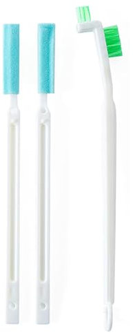 Condello Casa Flaschenbürste Mini zur Reinigung mit Flachem Reiniger, Spaltbürste Rillenbürste Fugenbürste Kleine Bürste für Nuten, Ecken, Schlitze, Lücken von Flaschendeckeln, Fenstertürschienen (3)