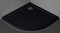 Novellini Victory Piatto Doccia Slim Dimensione 100x100 Altezza 4,5 cm Colore Nero Montaggio Angolo Forma Semicircolare Installazione Appoggio Pavimento Superficie Liscia Materiale Metacrilico
