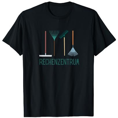 Rechenzentrum Garten Hobbygärtner T-Shirt bedruckt IT T-Shirt