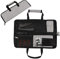 QEES Knife Roll, 13 Slots Heavy Duty Chef Knife Bag, Gray, Professional, Unisex