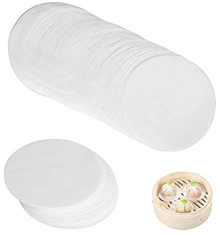 YDHfdc 500 Stück Burger Papier Antihaft Hamburger Patty Paper Backpapier Kreise 90mm Backpapier zum Backen und Kochen, Kuchenbacken, Hamburger, Hackbraten, Brot