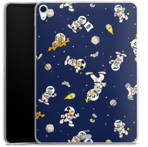 DeinDesign Silikon Hülle kompatibel mit Apple iPad Air 2020 (2020) Case Tablet Hülle Mickey Mouse Astrologie Weltraum