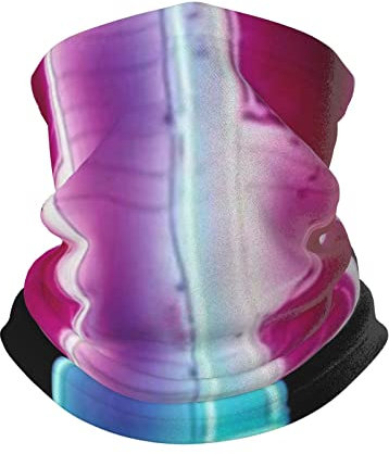 KJHBVND Neon Sexy Lippen Halsgamaschen für Männer Frauen Winter Wärmer Gesichtsmaske Magischer Schal Ski Bandana Sturmhaube Beanie Mützen Strickmützen Geschenke, Schwarz , One size