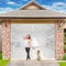 Magnet Fly Screen Door, 80x185 cm Anti Rain and Snow Air Conditioner Partition Curtain Bi Fold Door Shut Automatically for Sliding Doors Greenhouse - White H
