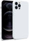 MyGadget TPU Case for iPhone 12 Pro - Cover Dual Layer with Camera Protection | Inner Lining - Soft Touch Rubber & Anti-Scratch Shell White