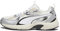 PUMA Milenio Tech, Scarpe da Ginnastica Unisex-Adulto, Warm White White Silver, 42 EU