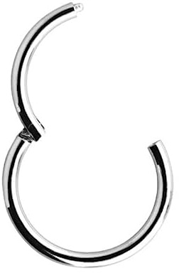 Piercing Clicker ECHT GOLD Scharnier Ring Nase Septum Ohr Goldpiercing Goldclicker Echtgold Nasenpiercing Nasenring Klicker
