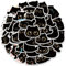 IhLux Nette Katze Aufkleber: 100 pcs Wasserdicht Schwarz Kawaii Katze Vinyl Sticker für Laptop, Telefon, Scrapbook, Skateboard, Auto & Gepäck