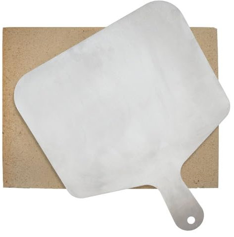 Pizzastein Rechteckig [40x30x3 cm] - Passend für Weber Compact Kettle Grill, Grillzubehör - Für leckere Pizza vom Grill - Weber Grill, Zubehör, Ersatzteile