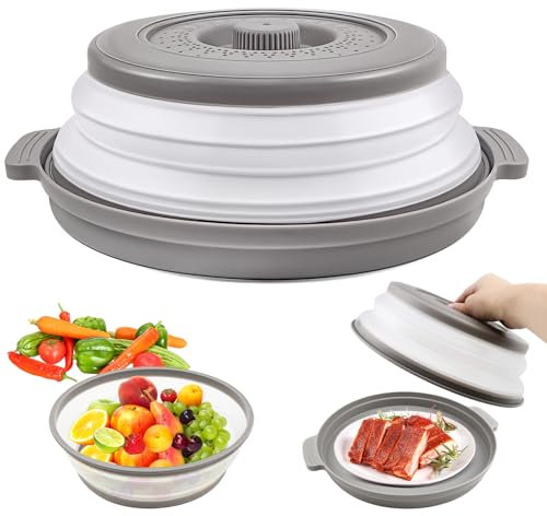 VAIAV Cloche Micro Onde Microwave Cover Pliable Couvercle Micro Ondes