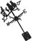 VANZACK Girouette Vintage en Métal Noir en Forme De Chat Montage sur Toit pour Décoration Extérieure De Jardin