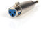 QTMMC Lot de 2 adaptateurs professionnels XLR vers jack mono 6,35 mm mono mâle vers prise XLR femelle 3 broches adaptateur convertisseur convertisseur