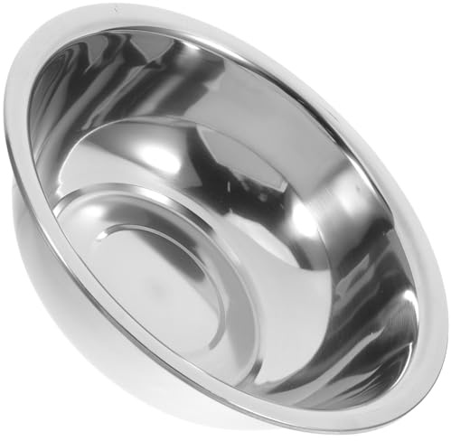 Stainless Steel Mixing Bowl, Stainless Steel Foot Basin for Soaking Face Washing Multi-Functional Basin Large Laundry Bucket Easy Clean Design Baking Cooking Food Storage