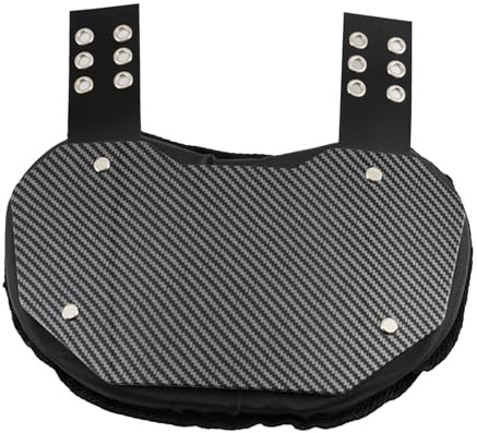 Back Plate Football Youth Back Protector | Einstellbarer Unterwächter im unteren Rücken mit Hard-Shell und Nylongurten ideal für Teenager-Athleten und erwachsene Spieler im Tackle Football-Training fü