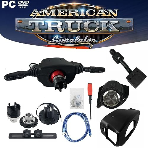 Benshuuk Simulator Lenkrad Blinker Wischer Schalter für Logitech G27/G29/G920/G923/Thrustmaster T300RS/TGT/TS-XW,Olny Wischer Schalter PC (For G27/G29/G920/G923 With Cover)
