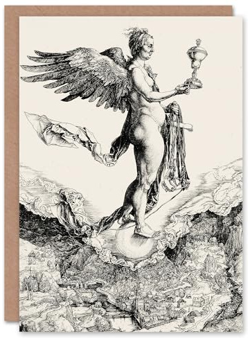 Artery8 Albrecht Durer Art Card Nemesis Goddess The Great Fortune