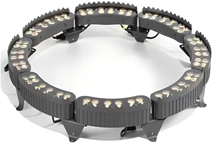 THEGA LED-Ring-Baum-Umarmungslampe, 12 W Umlaufende LED-Baumstrahler, Wasserdichter IP65-Außenbaumstrahler Aus Aluminiumdruckguss, AC24V-Gartenhof-Landschaftslampe(RGB,4PCS(24V))