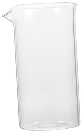 Glass Coffee Press Replacement Cup 600ml Comfortable Grip | Easy to Clean, Versatile Use for Office Use or Kitchen, Antislip Design for Everyday Pouring