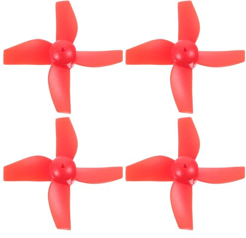 Abaodam 4 Stück Kleiner Quadcopter Propeller Ersatzteile für H36 E010 Drohne Langlebige Kunststoff Rotorblätter Stabile Flugleistung Einfache Montage
