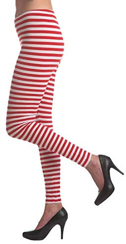 Orlob NEU Leggings rot-weiß Geringelt, Gr. S-M
