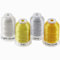 New brothread 4 Colori (2 Oro+2 Argento) Metallico filo di ricamo macchina 500M / bobina per ricamo computerizzato e cucito decorative