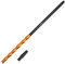 INVI® GRIPLINER Shisha Aluminium Mundstück mit Schlauchanschluss | Ergonomisch und griffig! (Orange)