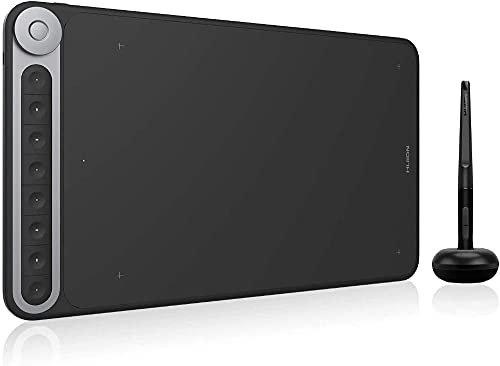 HUION q620m Digitalisierer-Tablet 5080 Zeilen pro Zoll 266,7 x 166,7 mm USB schwarz