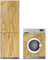 Oedim Pack Vinilo para Frigorífico + Vinilo para Lavadora Vetas Madera | 70x200cm + 60x85cm | Adhesivo Resistente y Económico | Pegatina Adhesiva Decorativa de Diseño Elegante
