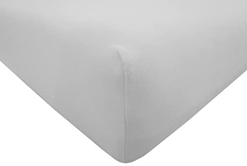 Dukal | Bezug für Massageliegen | 75-80 x 195-200 cm | aus hochwertigem DOPPEL-Jersey | 100% Baumwolle | Farbe: grau