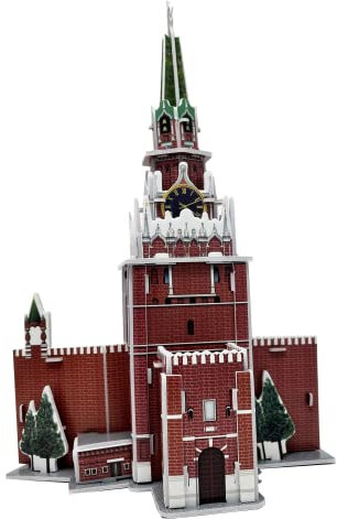 Famous Building 3D Puzzle (Spasskaya Tower)
