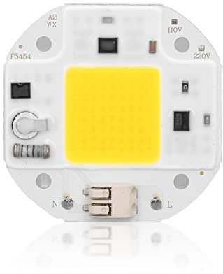 Hapivida High Power LED Chip 50W 70W 100W COB Lampen Perle 220V Lampenperlen Chip DIY Beleuchtung für Flutlichtstrahler (50W Warmweiß)