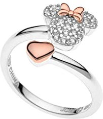 Disney Mädchen-Kinderring 925er Silber One Size (Minnie 1)
