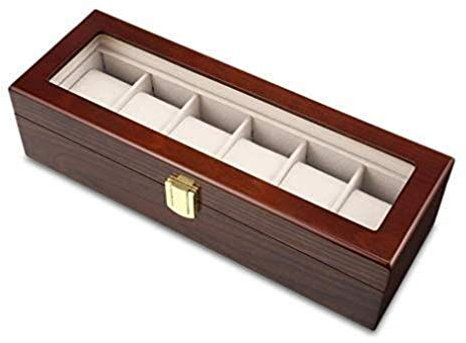 Uhrenaufbewahrungsbox Echtholz Uhrenbox Armband Exquisites Schiebedach Mehrere Uhrenkollektionsbox Mode